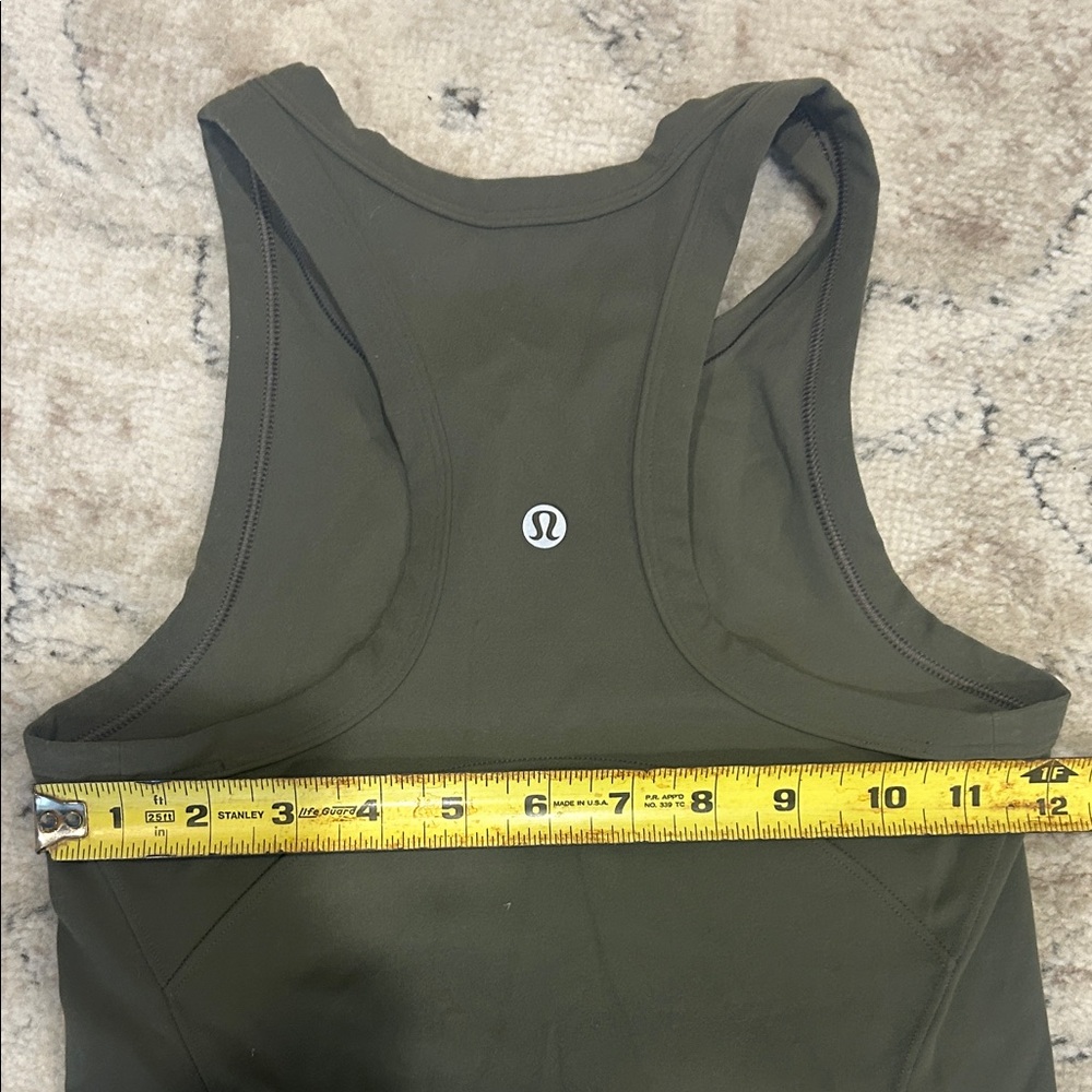 lululemon athletica Dark Green Tank Top
